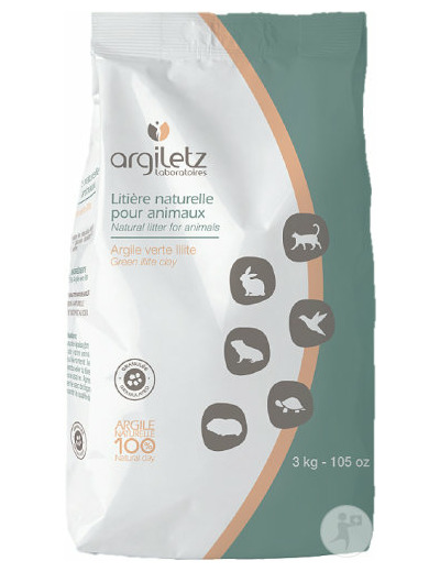 LITIERE NATURELLE EN ARGILE VERTE POUR ANIMAUX