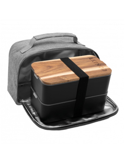 Bento et Lunch Bag 11h58, Noir