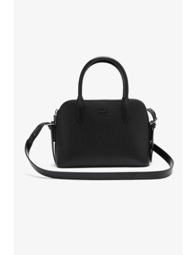 Sac Lacoste noir en cuir