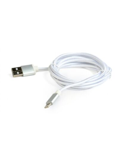 Cordon USB 2.0 male vers LIGHTNING  8 pin 1.8m