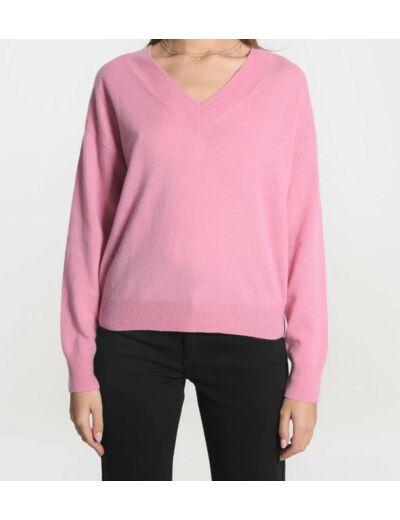 PULL COL V ANITA BOIS DE ROSE