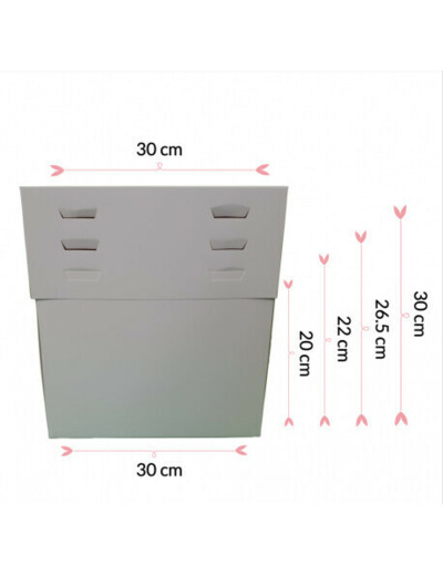 Boîtes modulables hauteur 20cm - 30cm - Patiss&vous