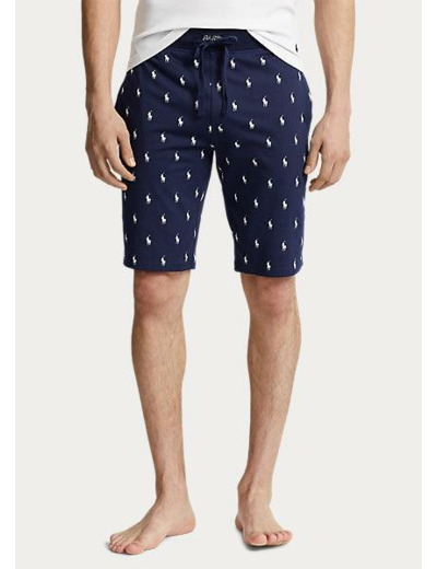 Short de pyjama poney Ralph Lauren marine