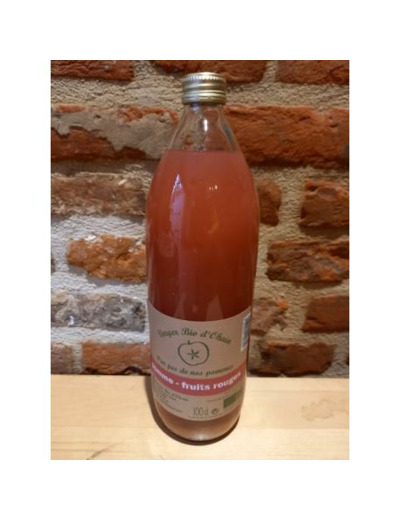 Jus de pommes fruits rouges - Verger Bio d'Ohain - Les Copains d'Thiérache - Guise