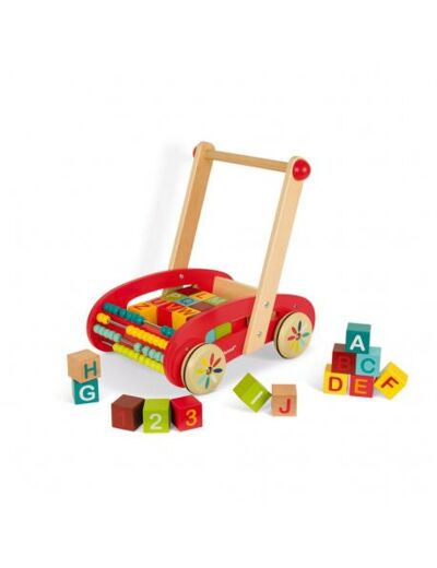 Chariot ABC Buggy Tatoo - 30 cubes - Maman et bébé - La Fère