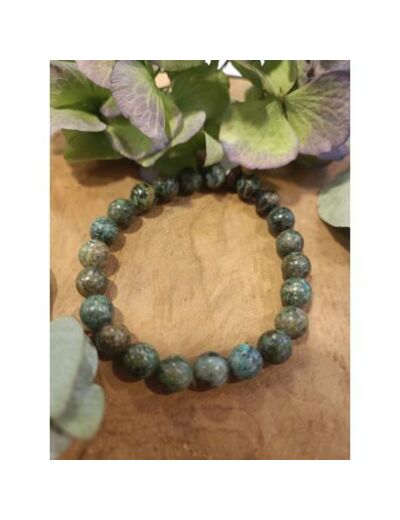 Bracelet perles - TURQUOISE AFRICAINE - LITHOSPHERE FRANCE - Sur le trottoir d'en face