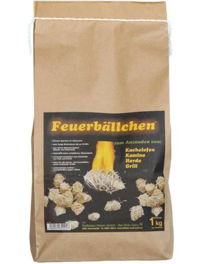 2 Allume feu 1kg (env. 80 pièces) Lienbacher