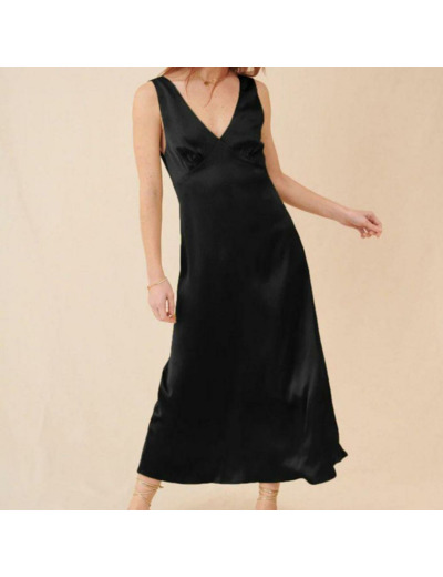 ROBE SABLE NOIR - GARANCE