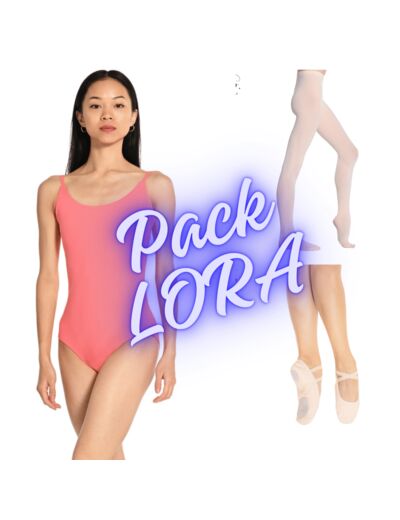 Pack de danse LORA (justau + collants + chaussons) - Dansez vous