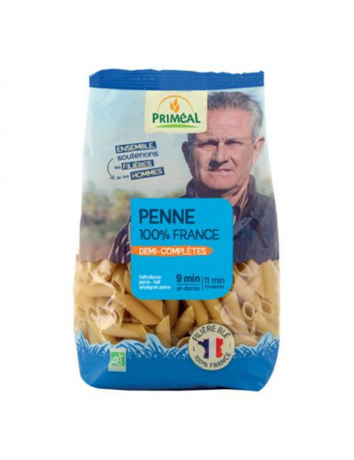 Pennes demi complètes france 500g - Abc Bio