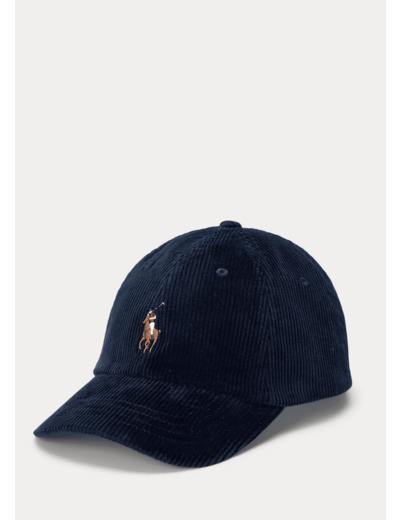 Casquette Ralph Lauren marine en velours