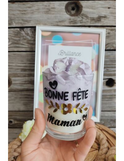 Bougie gourmande parfumée spéciale fête des mères