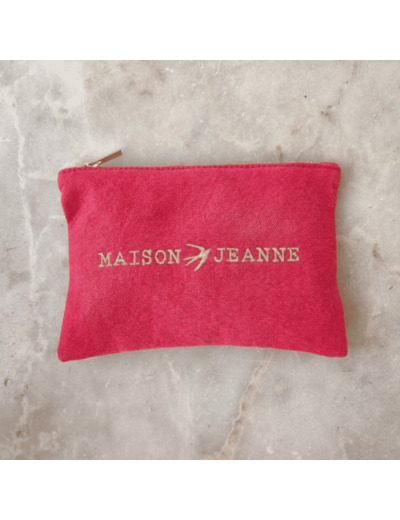 POCHETTE MADELEINE FRAMBOISE - MAISON JEANNE