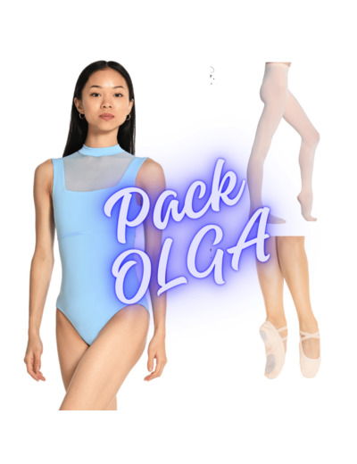 Pack de danse OLGA (justau + collants + chaussons) - Dansez vous