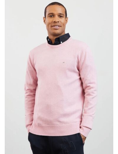 Pull Eden Park rose en laine