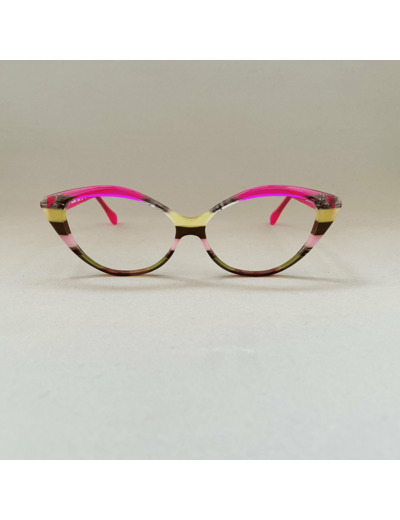 Lunettes de Vue De la Marque Wissing Modèle 2944 Coloris Rose-Multicouleurs – Monture Unique