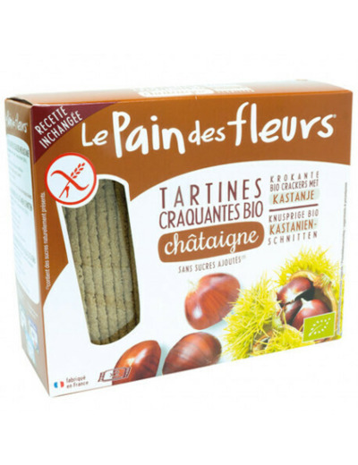 Le pain des fleurs craquantes châtaigne 150g