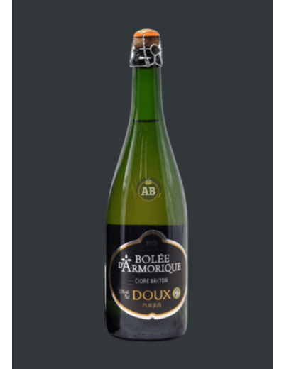 CIDRE BRETON BOLEE D'ARMORIQUE DOUX 75CL 2,5°