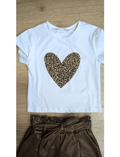 T-shirt Enfant Léopard