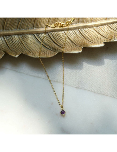COLLIER ANITA AMETHYSTE" - GINANDGER