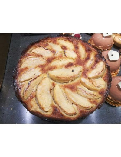 Tarte Pommes Normande 4-6-8 personnes - Boulangerie Patisserie La Craquan'Tine à Marly