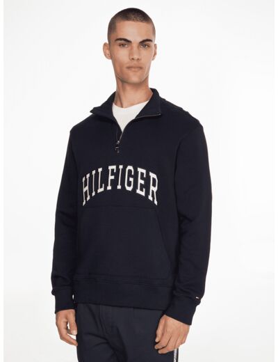 Sweat demi zip Tommy Hilfiger marine