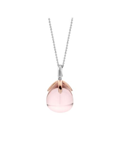 Collier Ti Sento goutte Rose