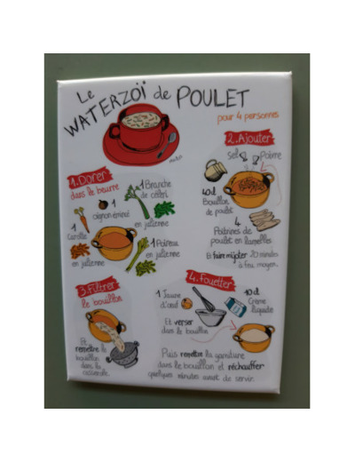 Magnet Waterzooï De Poulet