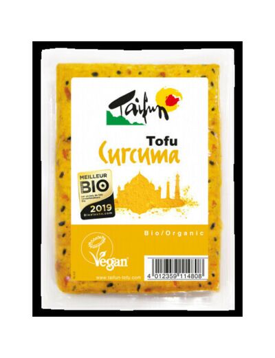 Tofu  Bio au curcuma Taifun