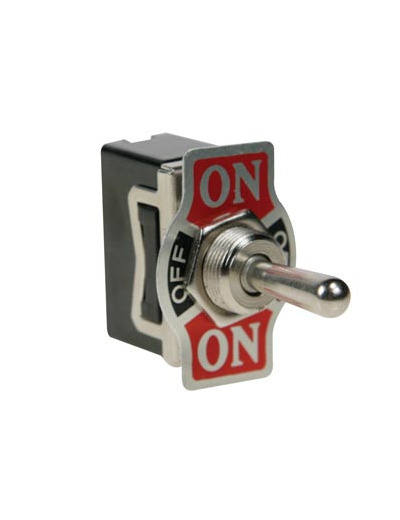 Inverseur à levier bipolaire (ON)-OFF-(ON) 10A 250V