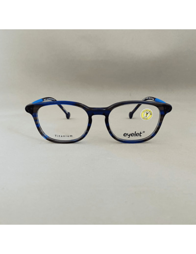 Lunettes de Vue Enfant De La Marque Eyelet - Modèle RUGBY Coloris Ecaille Bleu