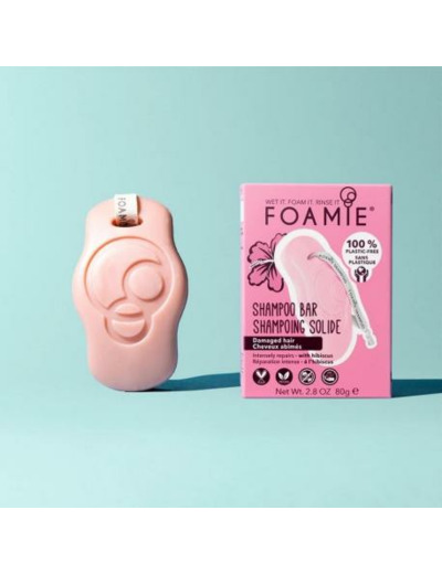 Shampoing solide Hibiskiss - FOAMIE - Camille Albane