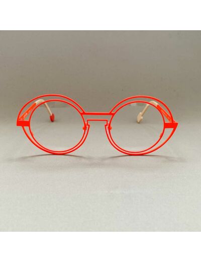 Lunettes de vue Val De Loire Wire de la Marque Sabine Be Coloris Orange Fluo