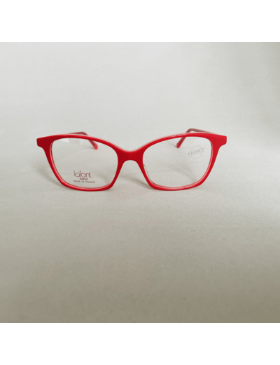 Lunettes de Vue Jouvence de la Marque Lafont Coloris Rouge