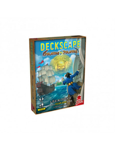 Deckscape, Pirates Vs pirates, L'île au trésor - Jeu de société - Farfadet joueur