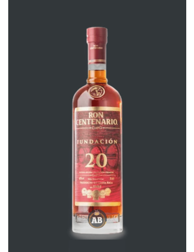 RON CENTENARIO FUNDACION 20 ANIVERSARIO 70CL 40°