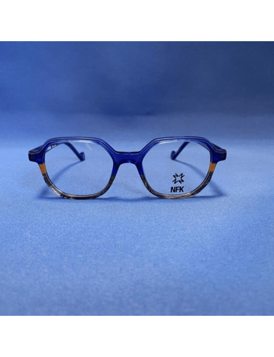 Lunettes De Vue Enfants De La Marque Not For Kids - Charlie Coloris Bleu / Orange