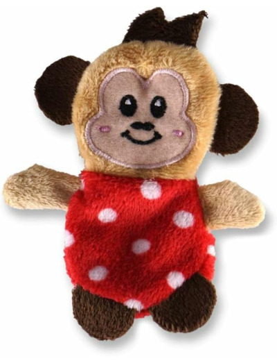 VADIGRAN Jouet Chat Peluche Singe dotsy 10cm