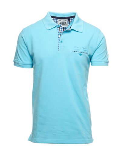 Polo Ethnic Blue bleu turquoise