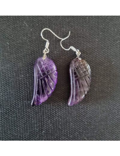 Boucles d'oreilles ailes