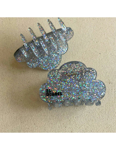 PINCE NUAGE PAILLETTES ARGENTEES -  23 DEGRES