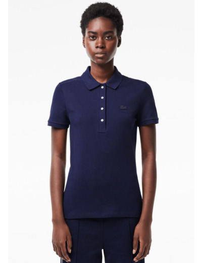 Polo femme Lacoste marine