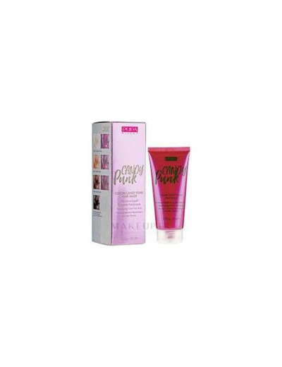 Masque colorant rose et restructurant pour les cheveux Pupa-Algue Marine.