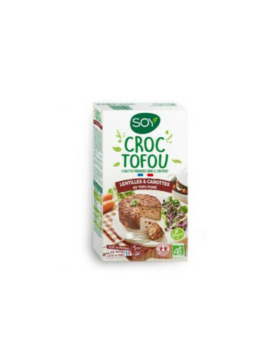 Croc Tofou Lentilles & Carottes 2x100g - Abc Bio