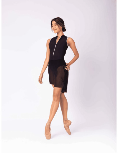 Jupe Mesh - Noir - Mara Dancewear