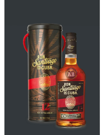 RON SANTIAGO DE CUBA 12 ANS 70CL 40°