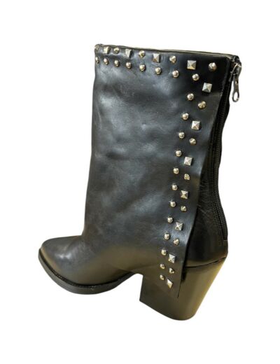 Bottines Bretti black en cuir