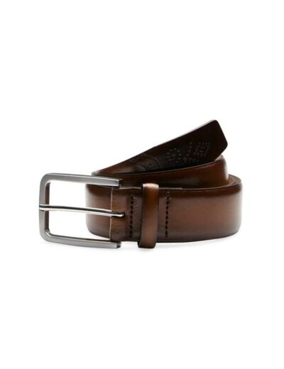 Ceinture Digel marron clair en cuir