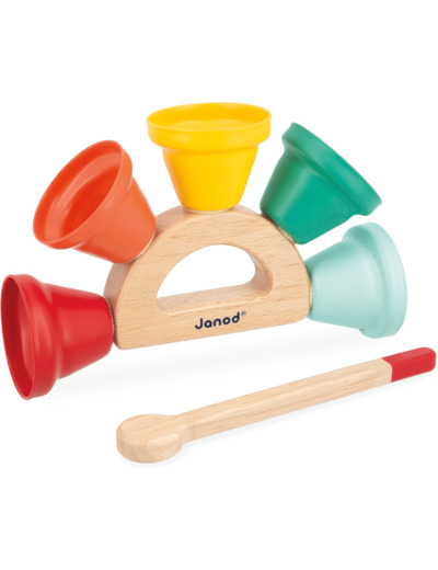 Janod Clochettes en Métal Gioia-Instrument de Musique J07638