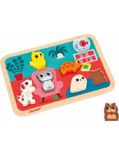 Chunky Puzzle Les Animaux Familiers - JM